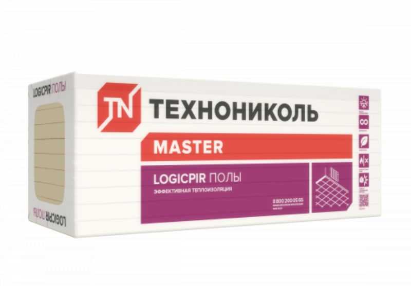 Утеплитель Технониколь LOGICPIR Полы Г4 40х600х1200